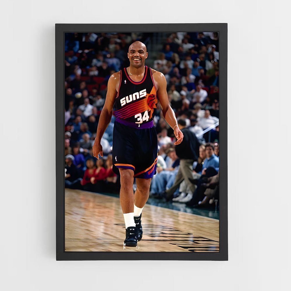 Poster Charles barkley parquet – affiche Basketball (vue 2)